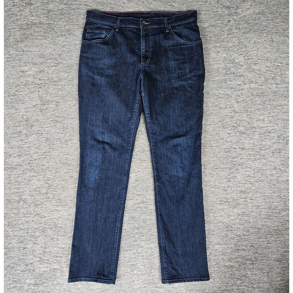 Raleigh Denim Workshop Men's 36x34 Jones Blue Jeans Cotton Stretch Made in USA